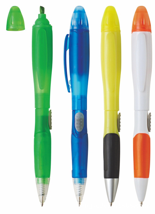 highlighter ball pen